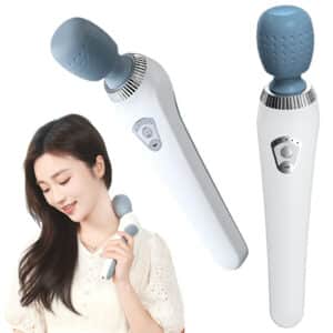 Elektrisk Håndholdt Massageapparat med 5 Intensiteter Genopladelig Muskelmassager til Nakke, Ryg, Skuldre og Ben